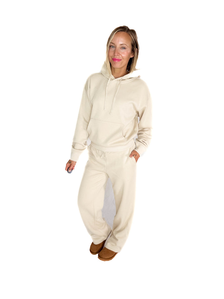 ONLY Best Life Hoodie- OATMEAL STONE-FINAL SALE