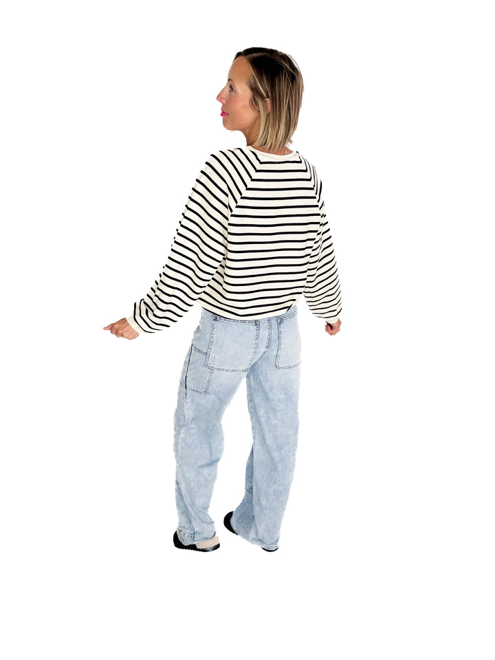 ONLY Greta Heart Sweatshirt-FINAL SALE
