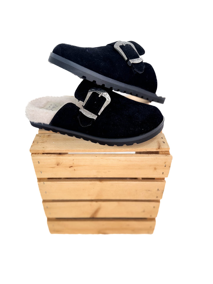 BLOWFISH Sienna Sherpa Lined Clog- BLACK-FINAL SALE