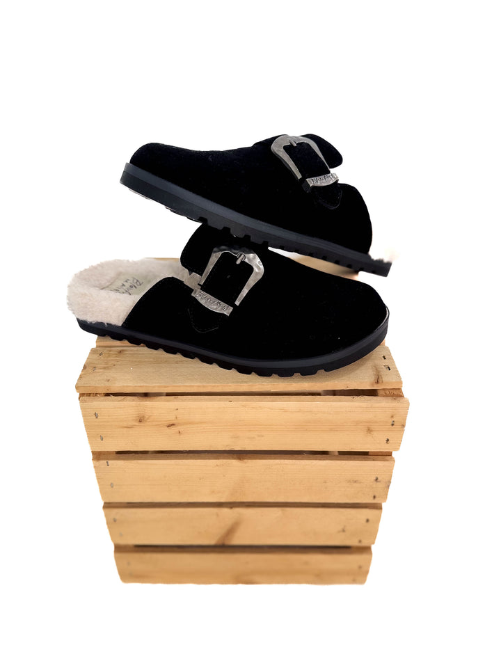 BLOWFISH Sienna Sherpa Lined Clog- BLACK-FINAL SALE