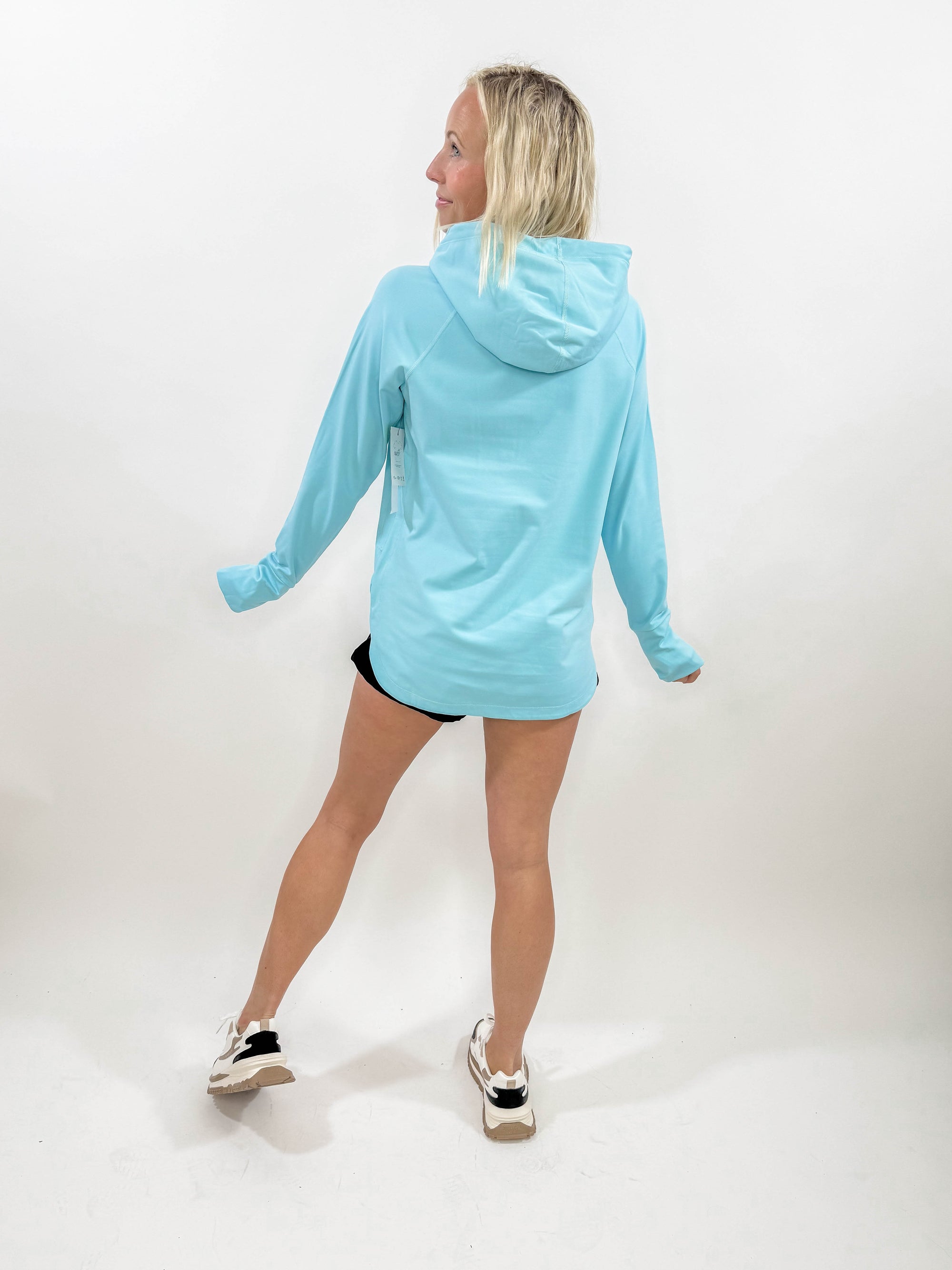 Actively Cute Hoodie- BRIGHT BLUE