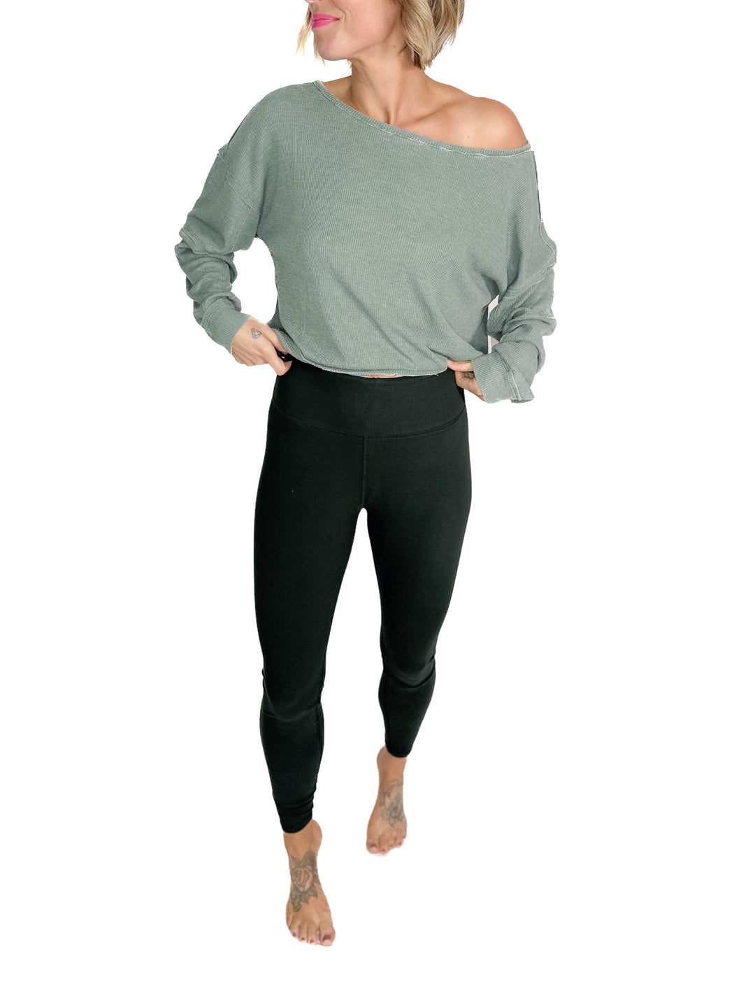 Only The Best Butter Leggings- REGENCY GREEN