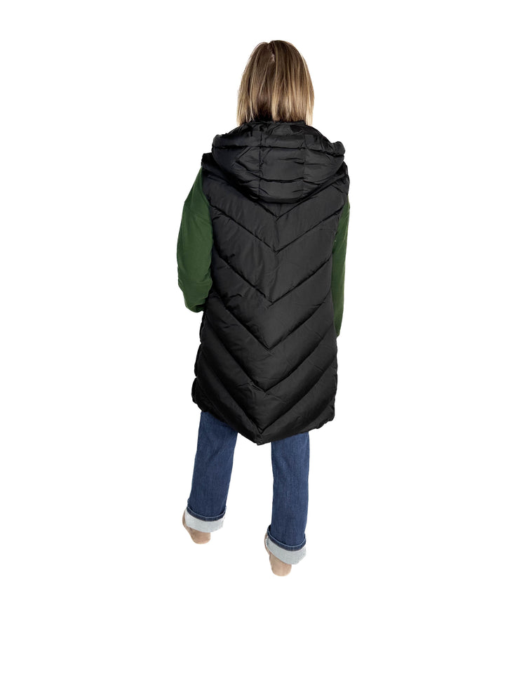 ONLY Skylar Hooded Vest- BLACK