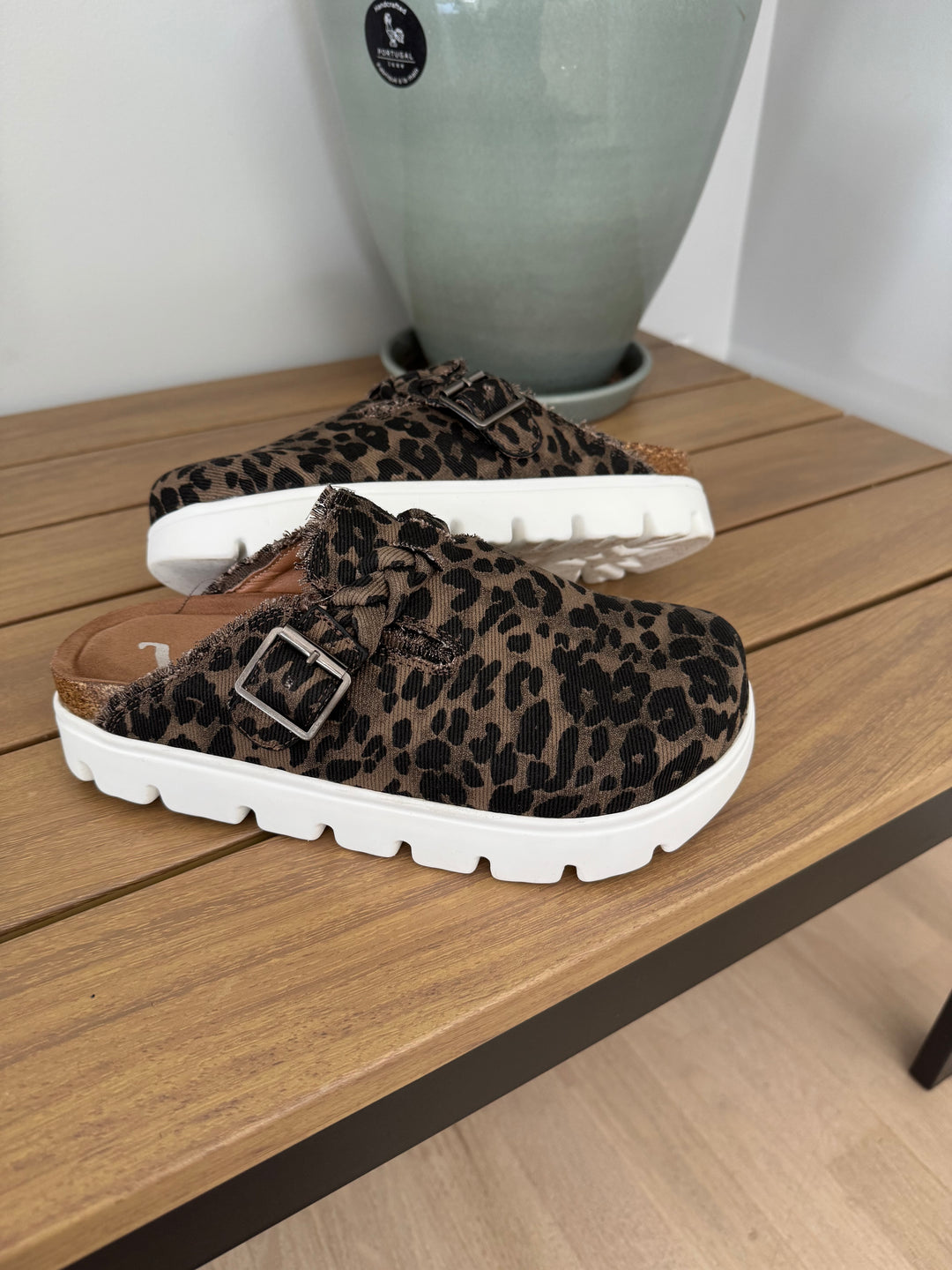 Cassie Comfort Clog- LEOPARD