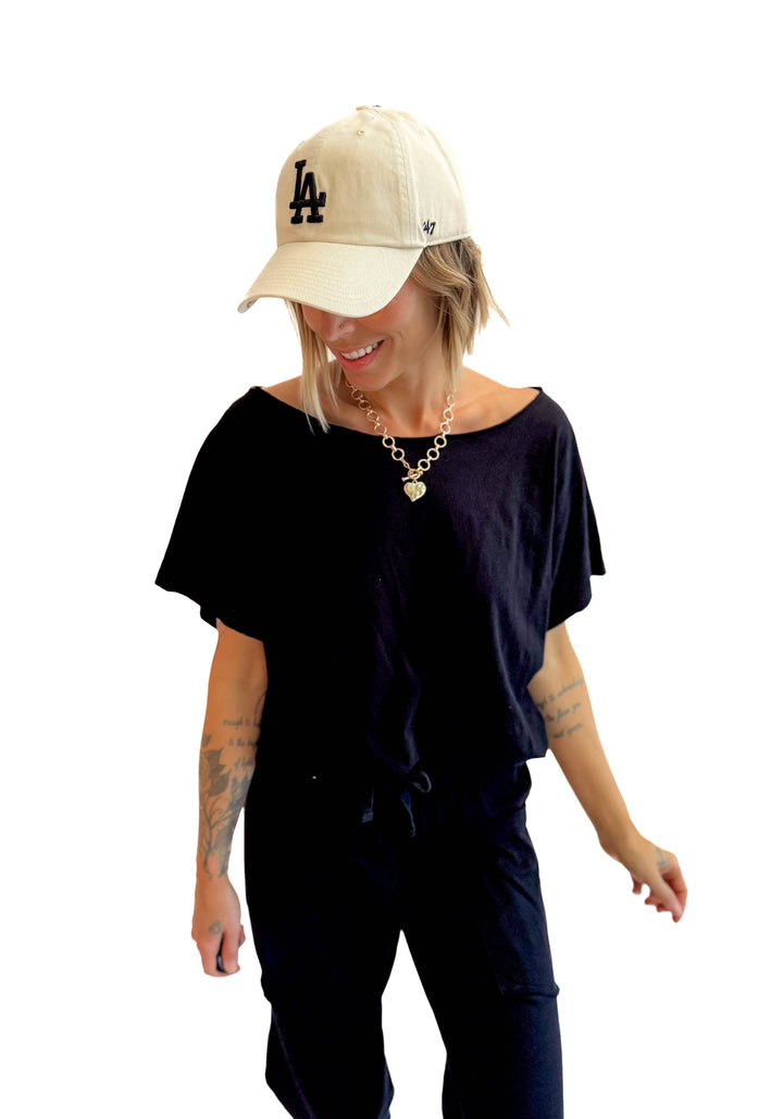 47 Brand LA Cap- NATURAL/BLACK