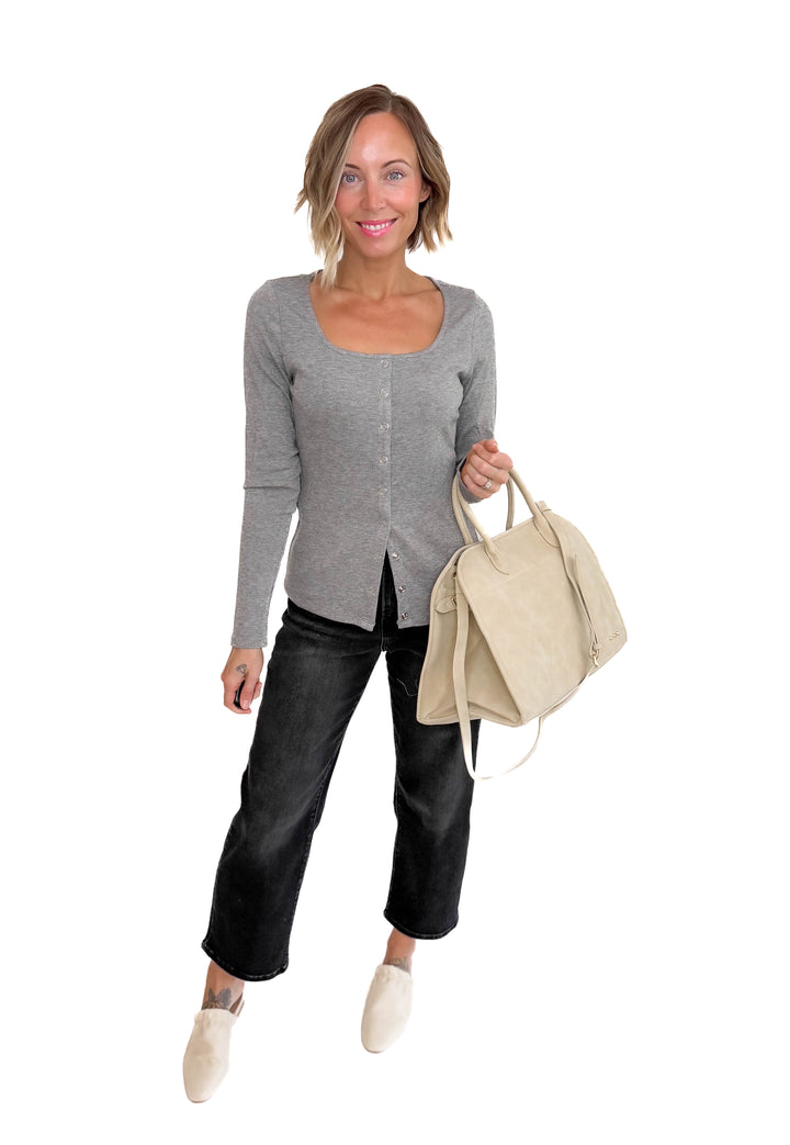 Nirvana Nubuck Tote- OAT