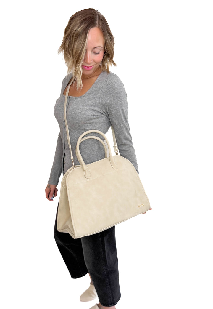 Nirvana Nubuck Tote- OAT