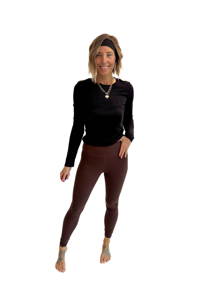 Only The Best Butter Leggings- ESPRESSO