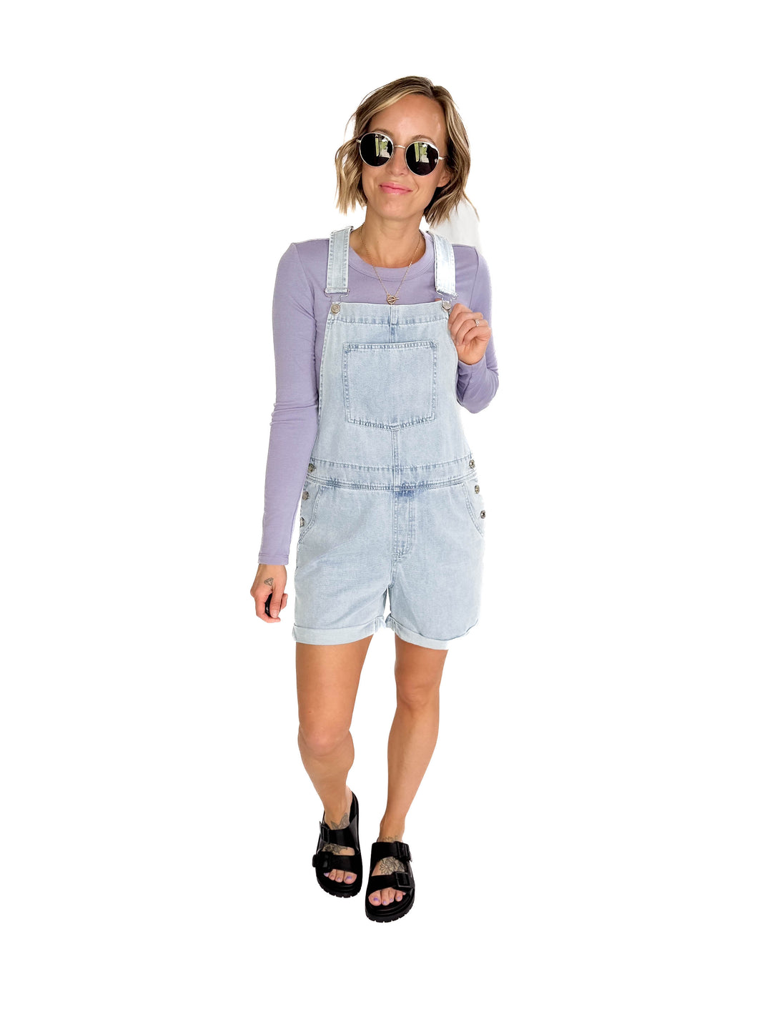 Samantha Round Neck- PERIWINKLE