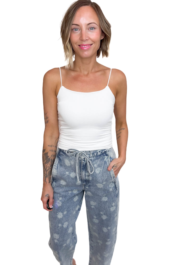 Sheri Basic Solid Cami- OFF WHITE