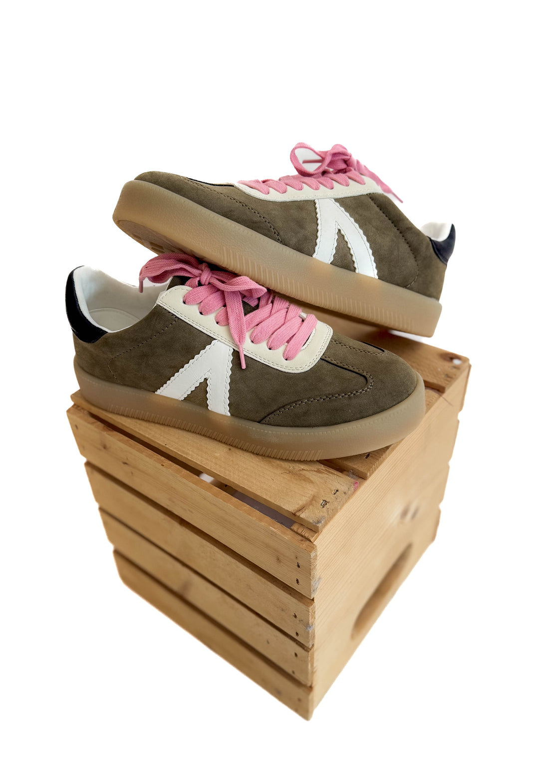 Axel Classic Sneaker- KHAKI MULTI