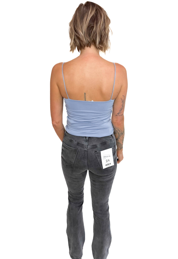Sheri Basic Solid Cami- DENIM BLUE