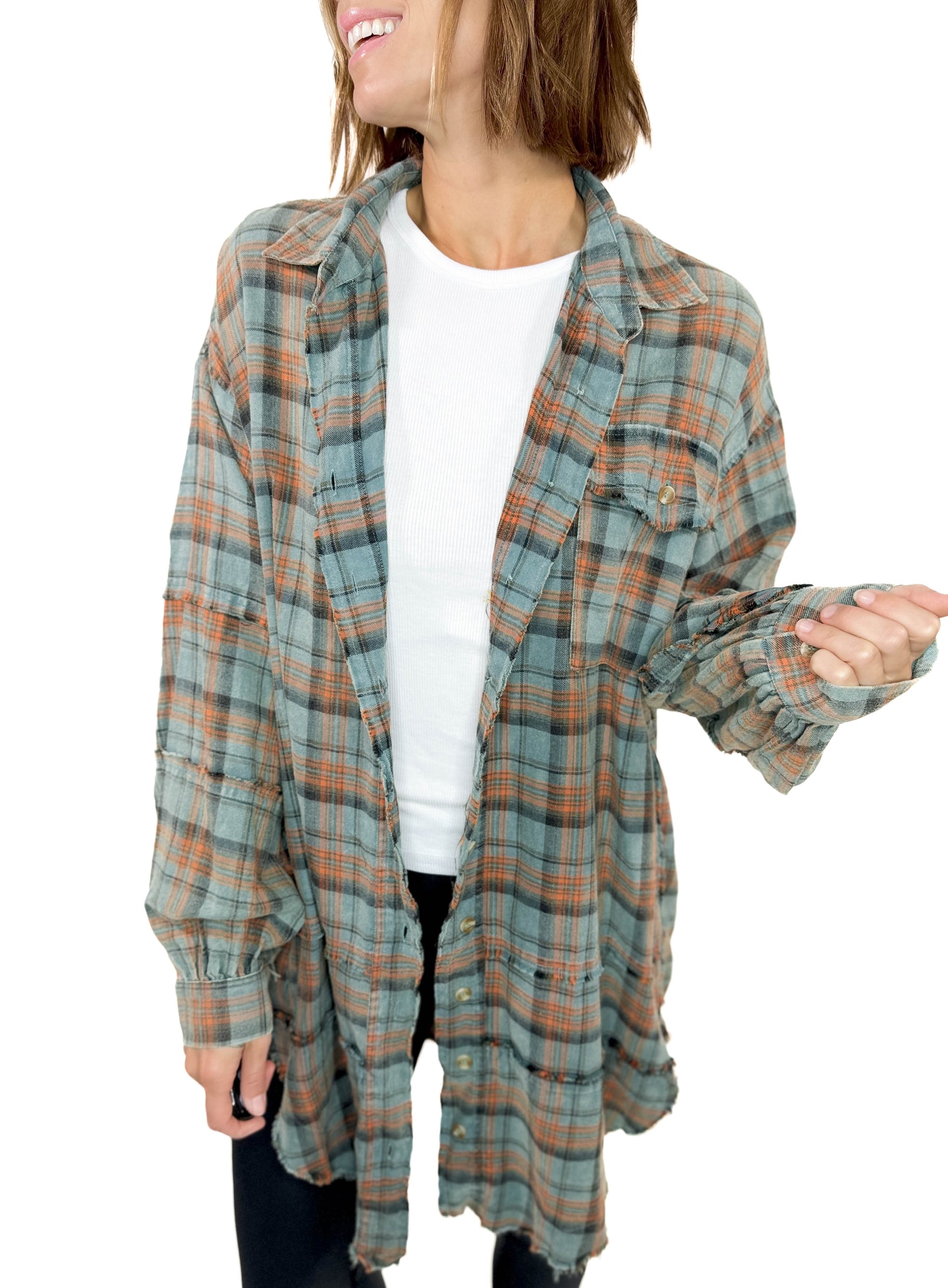 Asha Hooded Sweater- PEBBLE