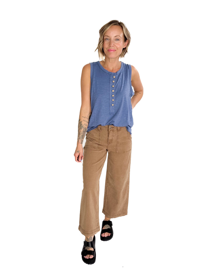 THREAD & SUPPLY  Loretta Pant- TOFFEE