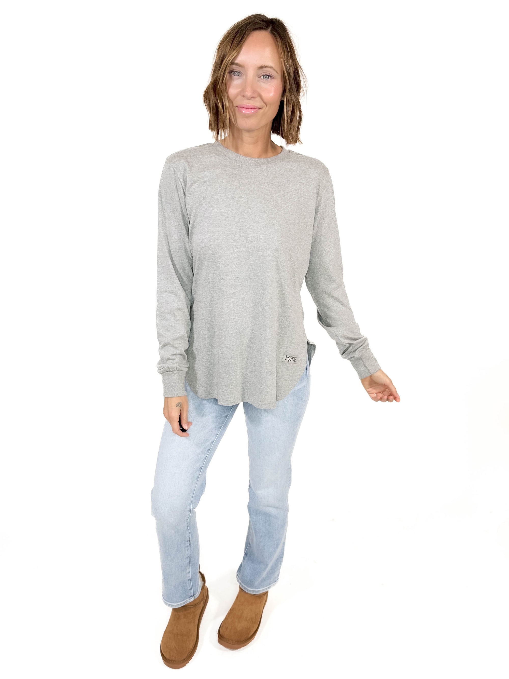 Norman Crewneck Long Sleeve- OATMEAL