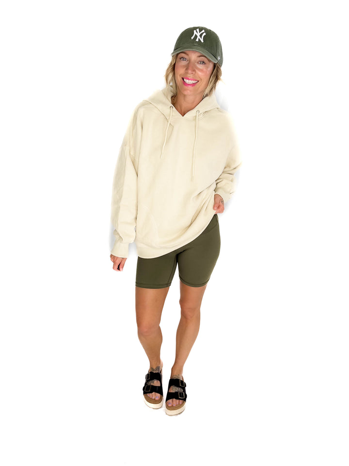 Lilah Premium French Terry Hoodie- TAUPE OATMEAL-FINAL SALE