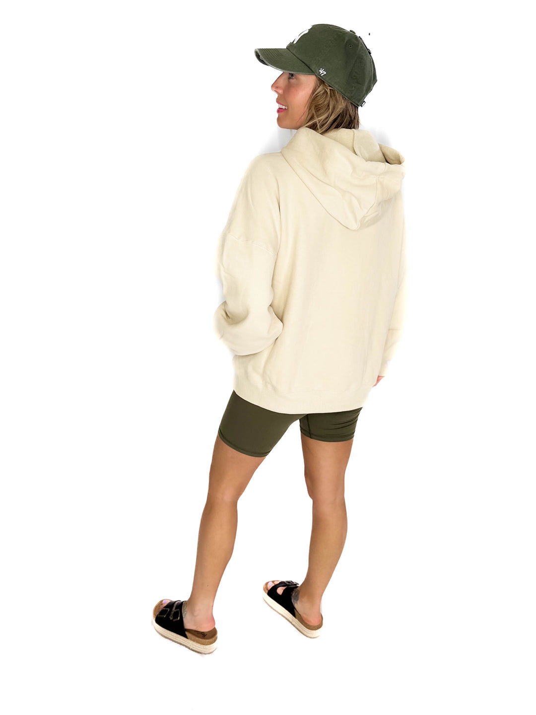 Lilah Premium French Terry Hoodie- TAUPE OATMEAL-FINAL SALE