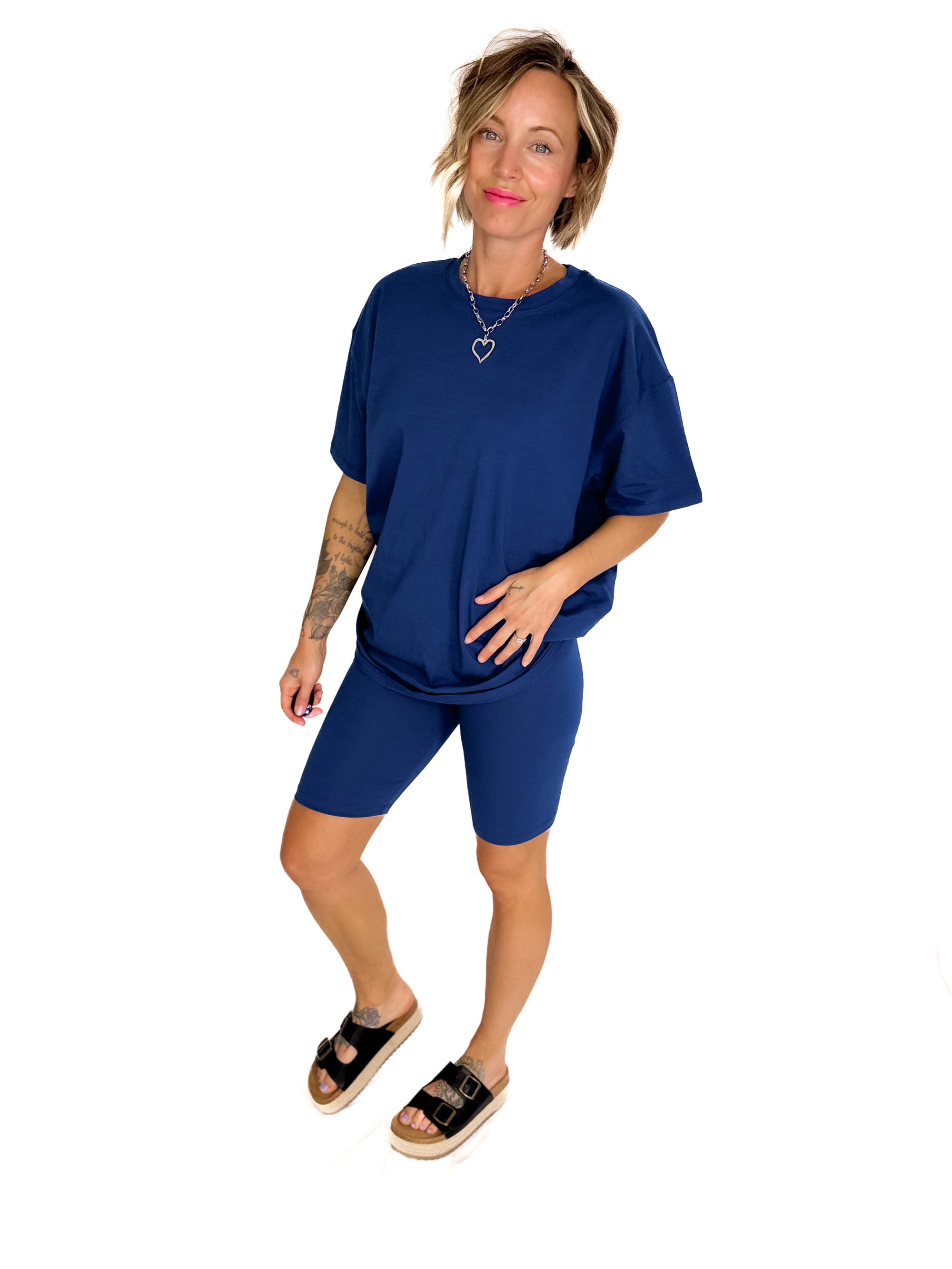 Champlain Cotton Set- LIGHT NAVY