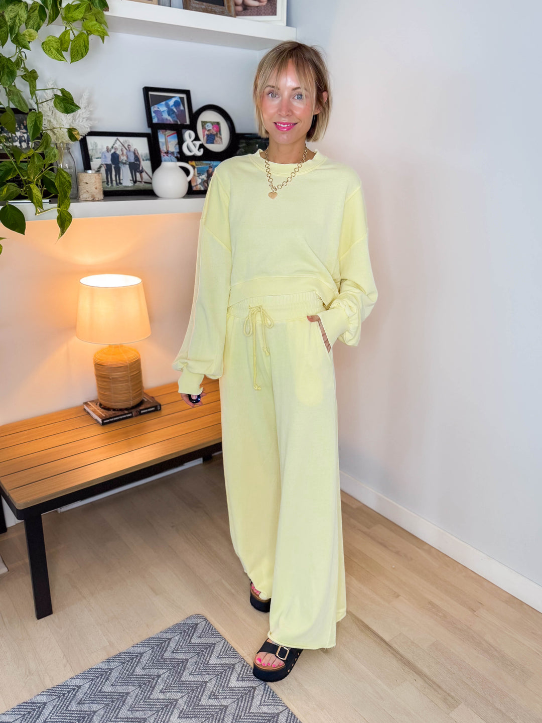 Amora Knit Set- LEMONADE