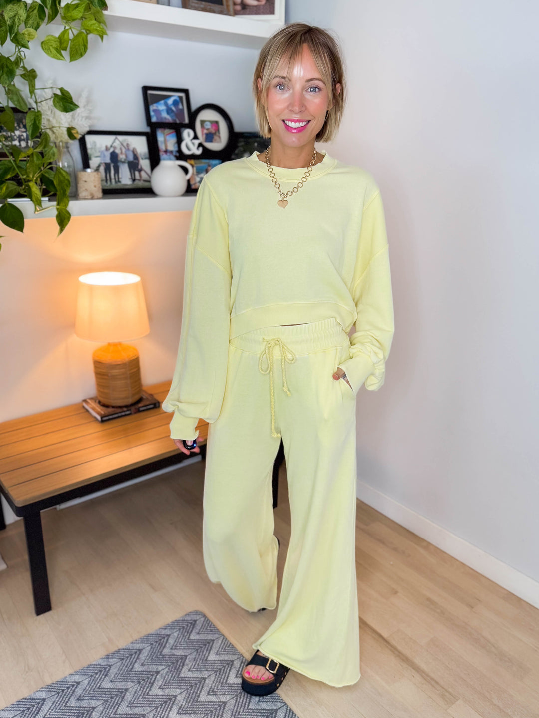 Amora Knit Set- LEMONADE