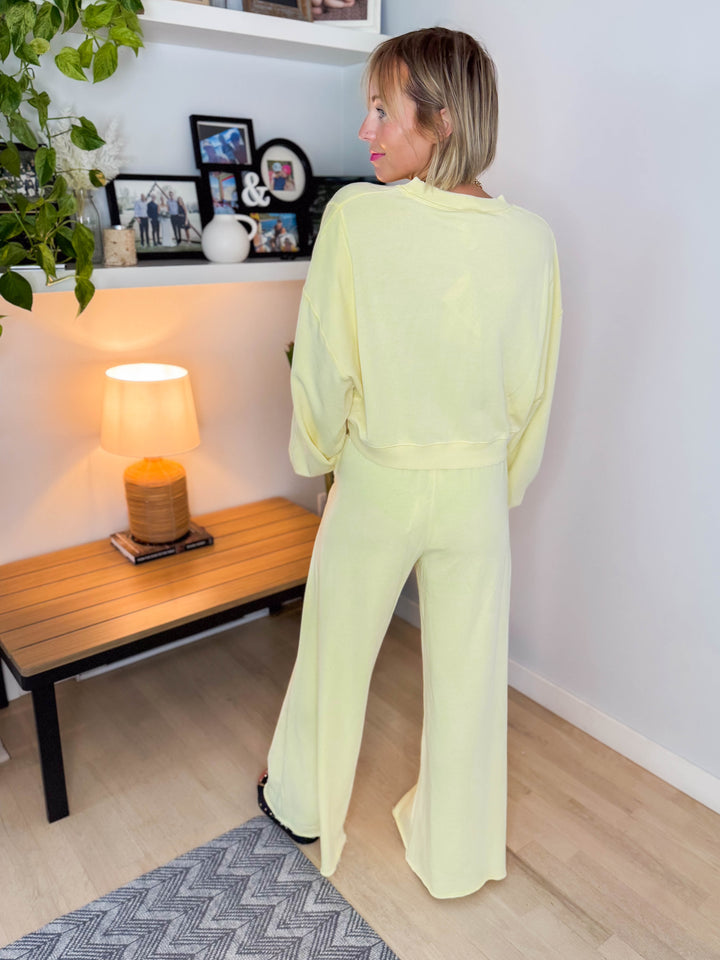 Amora Knit Set- LEMONADE