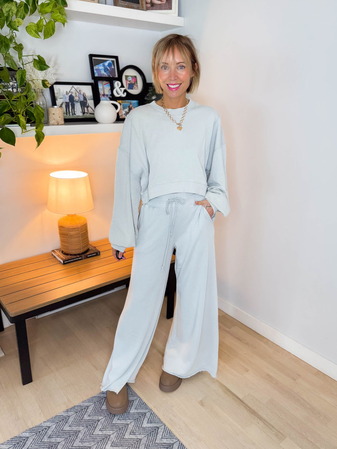 Amora Knit Set- SILVER