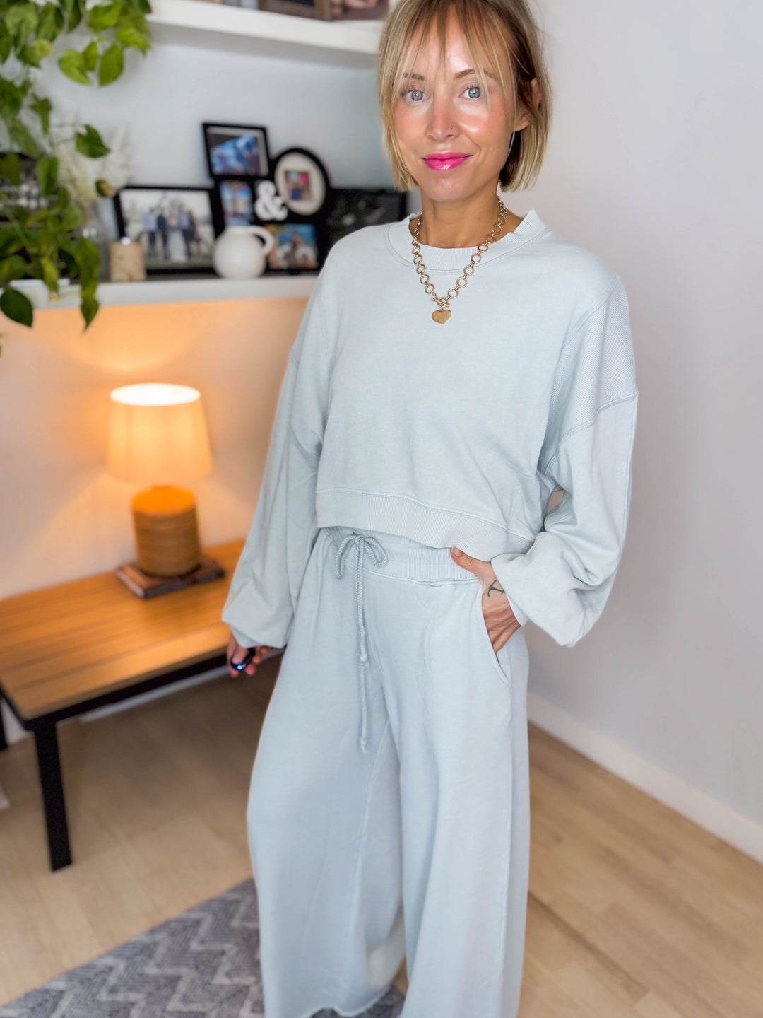 Amora Knit Set- SILVER