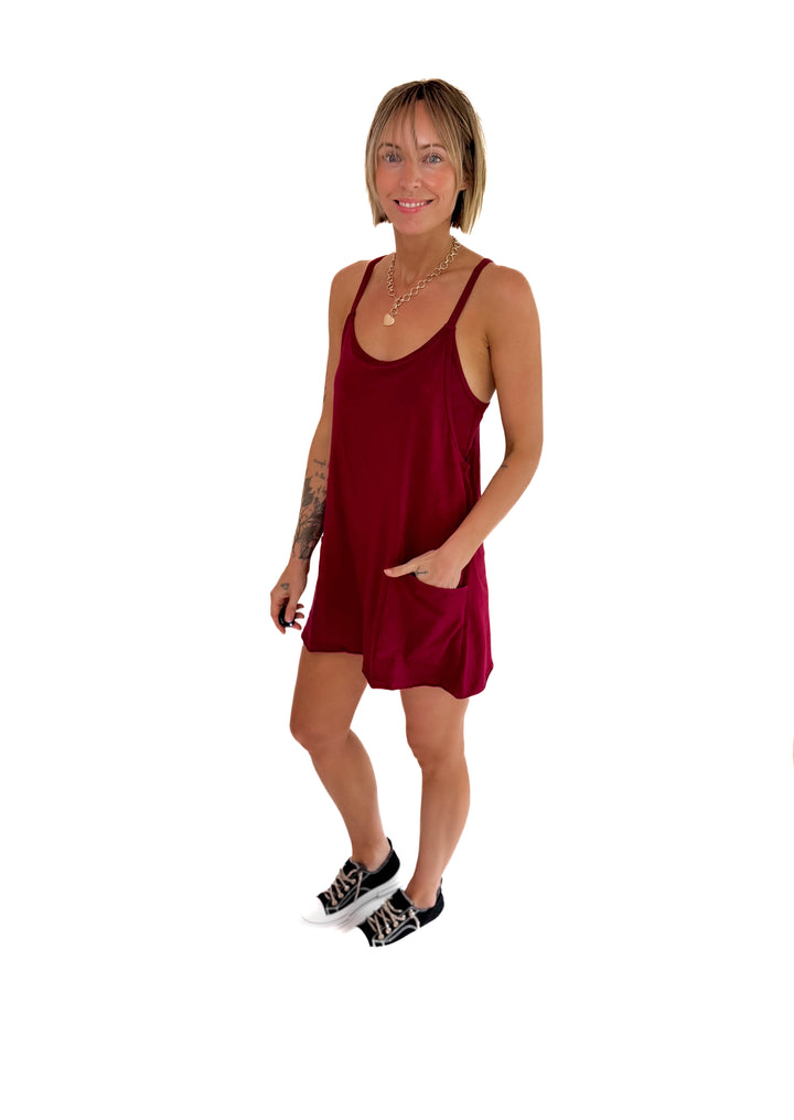 Isla Romper Dress- CABARNET