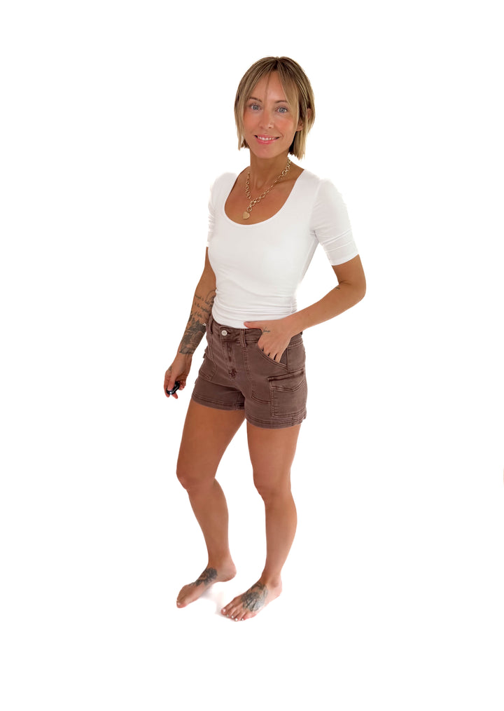 Field Cargo Shorts- BROWN