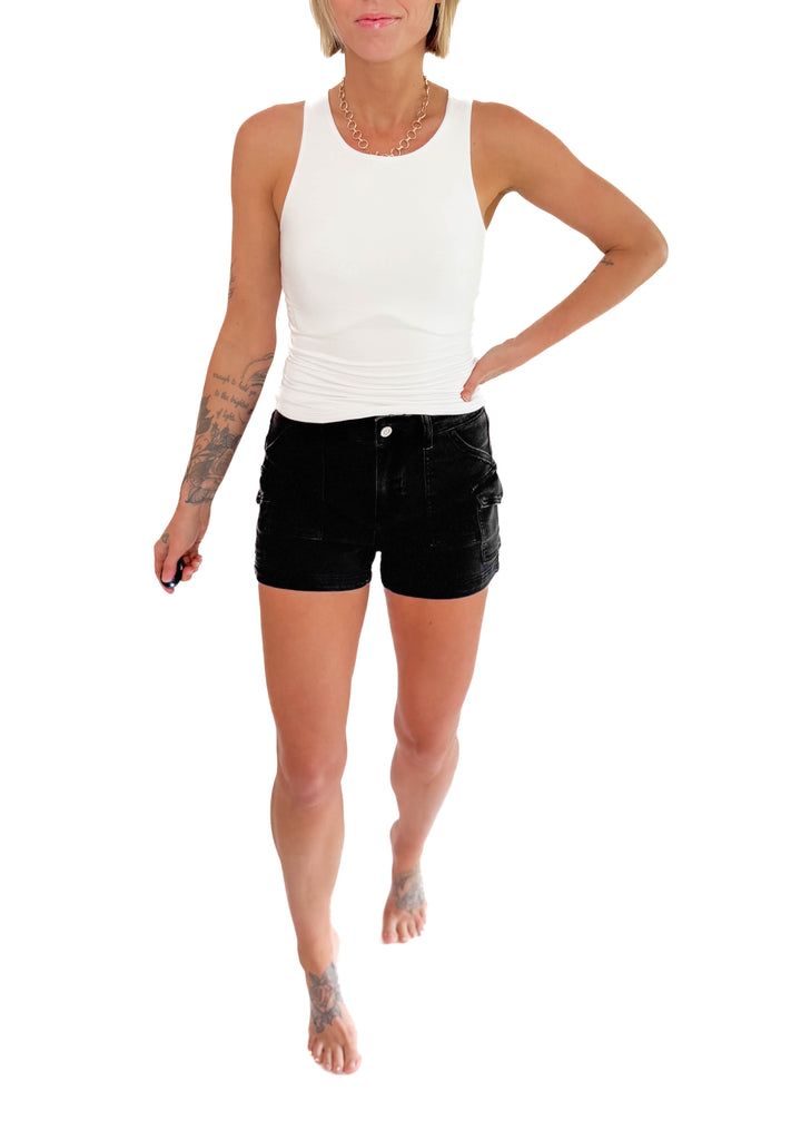 Field Cargo Shorts- BLACK