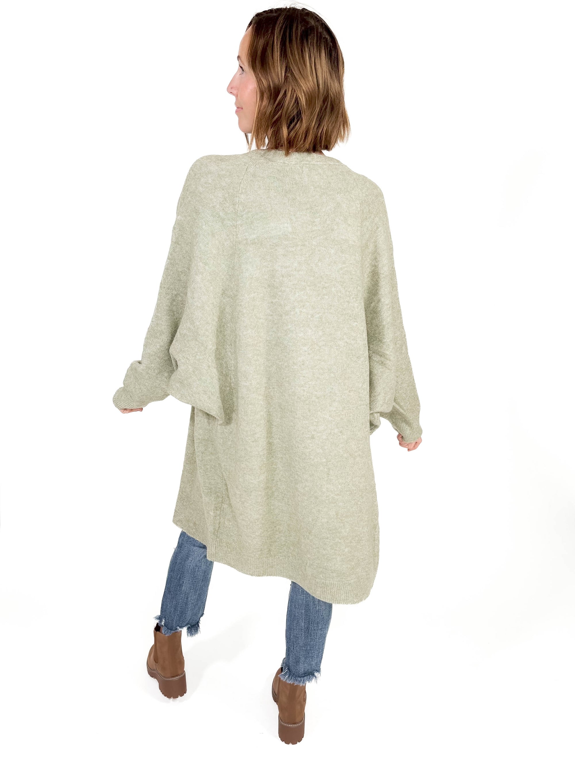 Margot Cozy Cardigan- SAGE