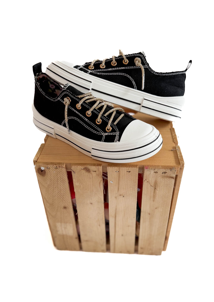 Amanda Gold Lace Sneaker