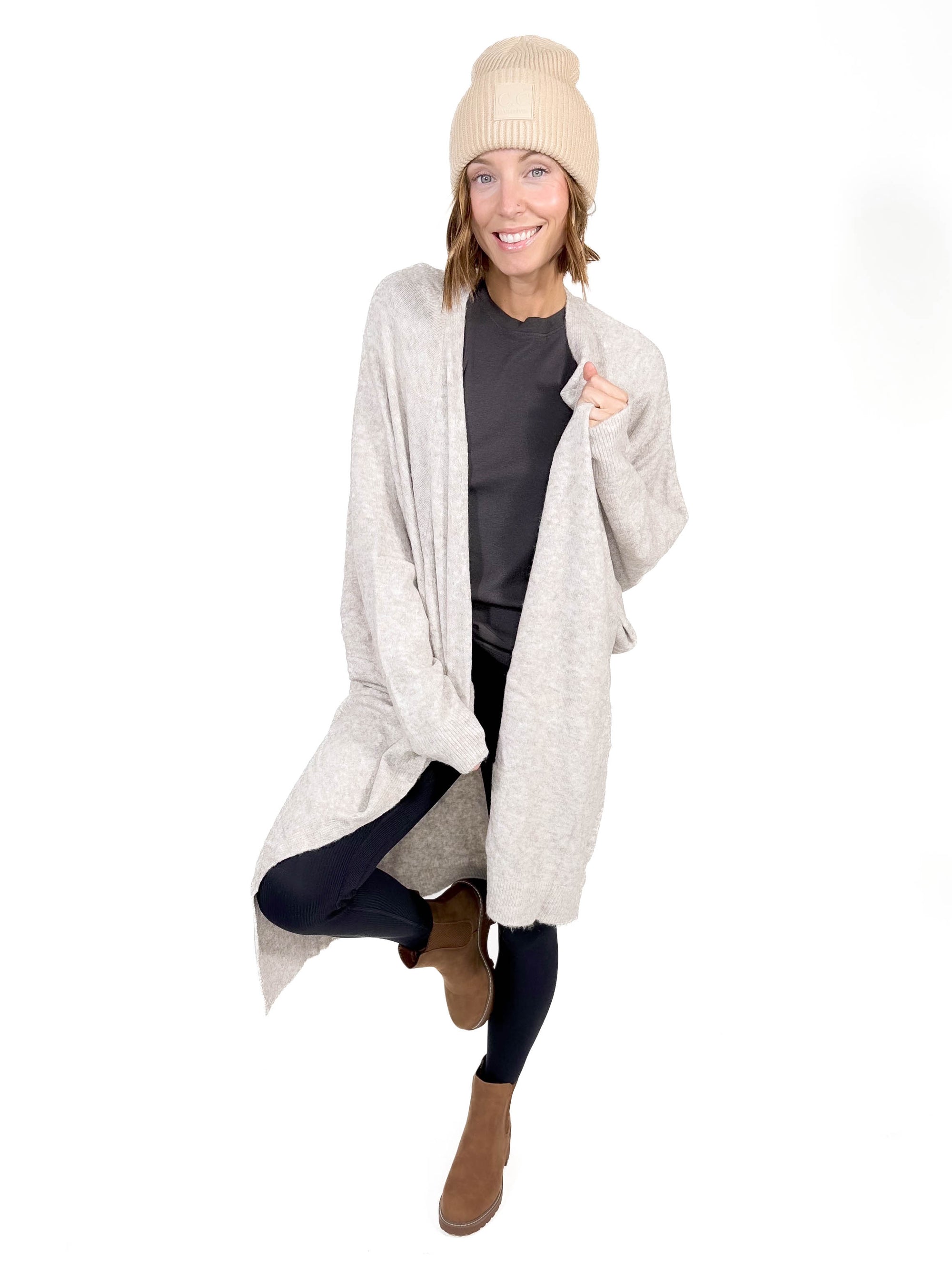 Margot Cozy Cardigan- BEIGE