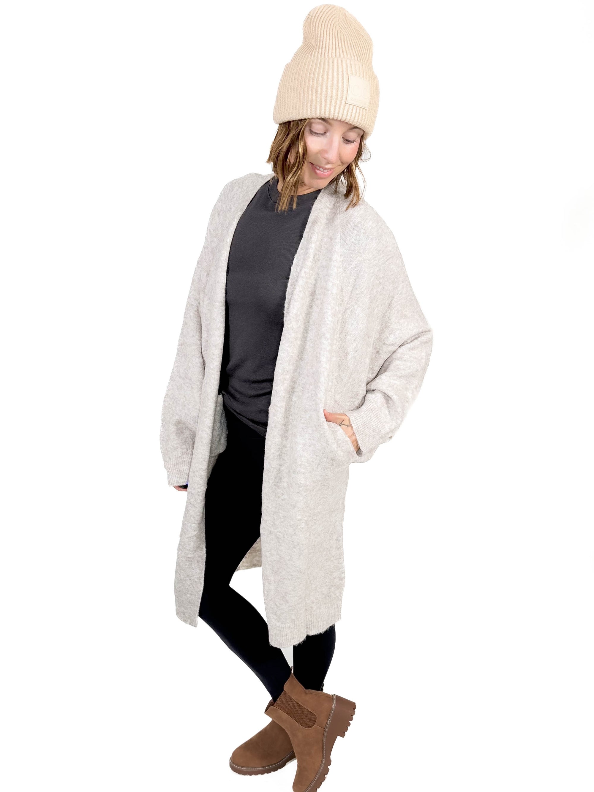 Margot Cozy Cardigan- BEIGE