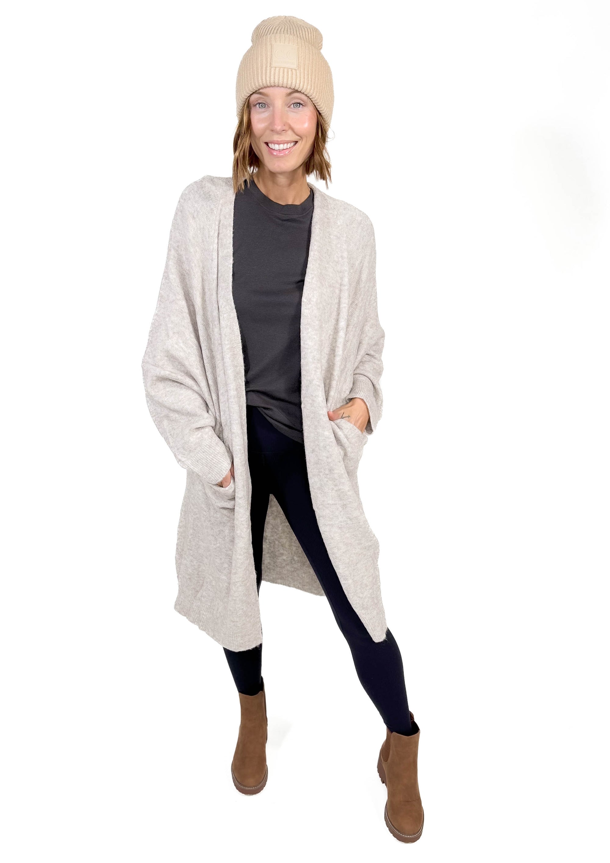 Margot Cozy Cardigan- BEIGE