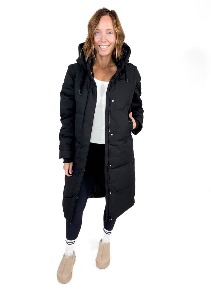 VERO MODA Cedar 2-in-1 Puffer Coat/Vest- BLACK