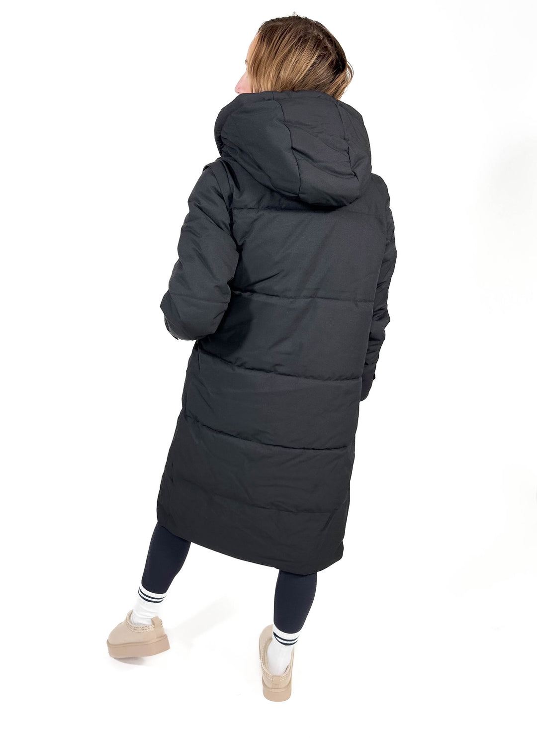 VERO MODA Cedar 2-in-1 Puffer Coat/Vest- BLACK