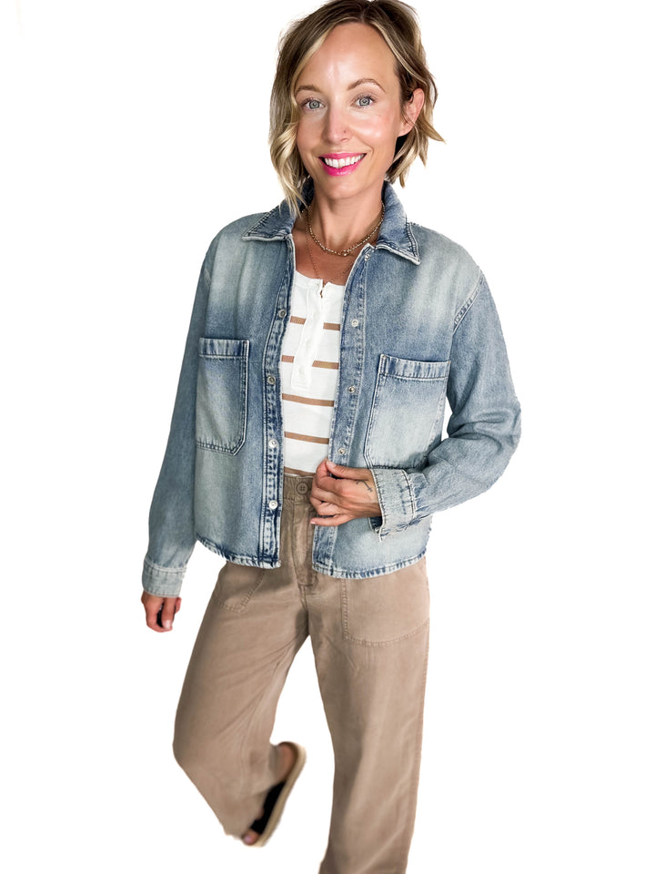 ONLY Cassie Denim Shirt Jacket