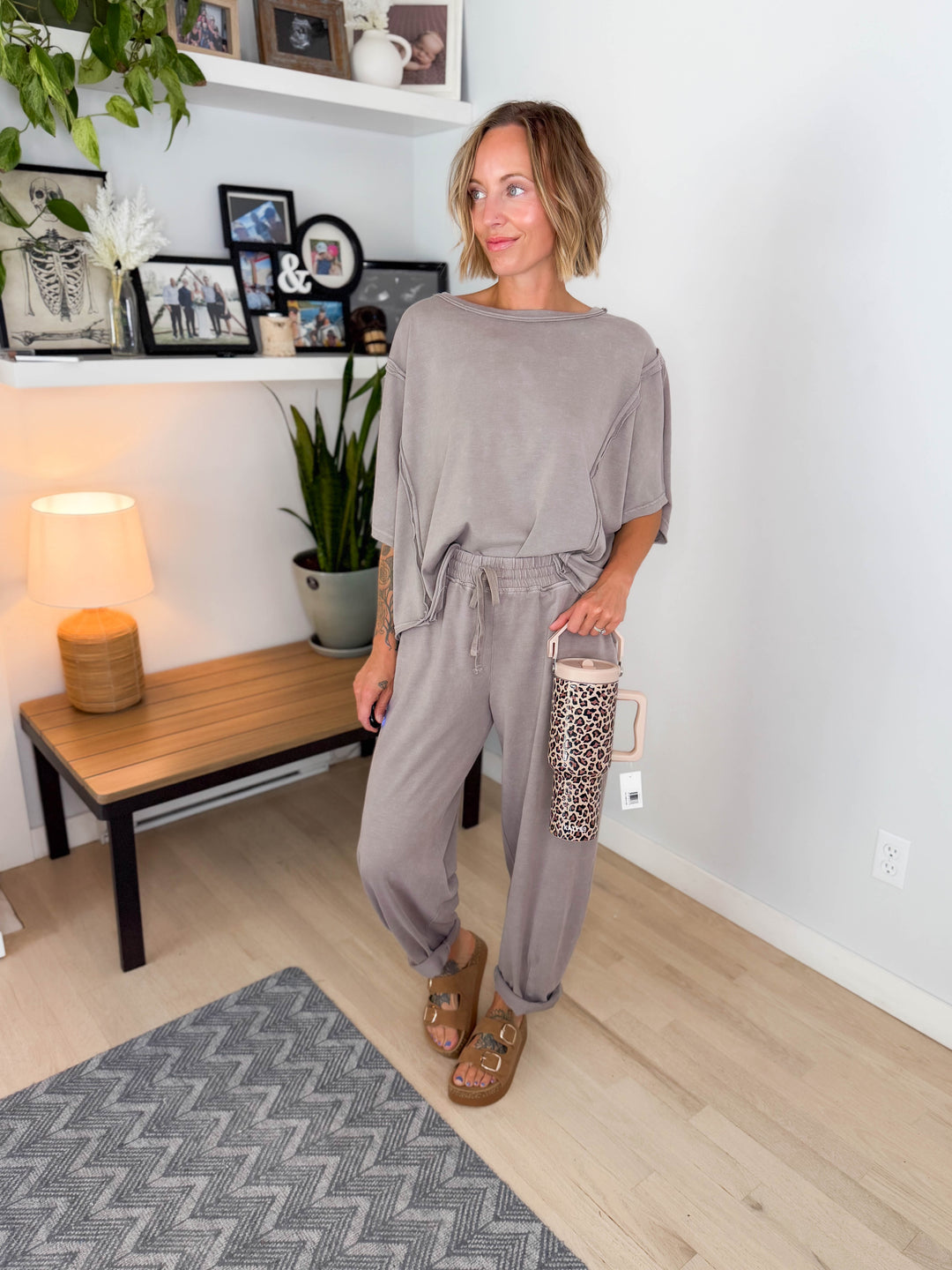 Carmen Cotton Blend Set- MOCHA