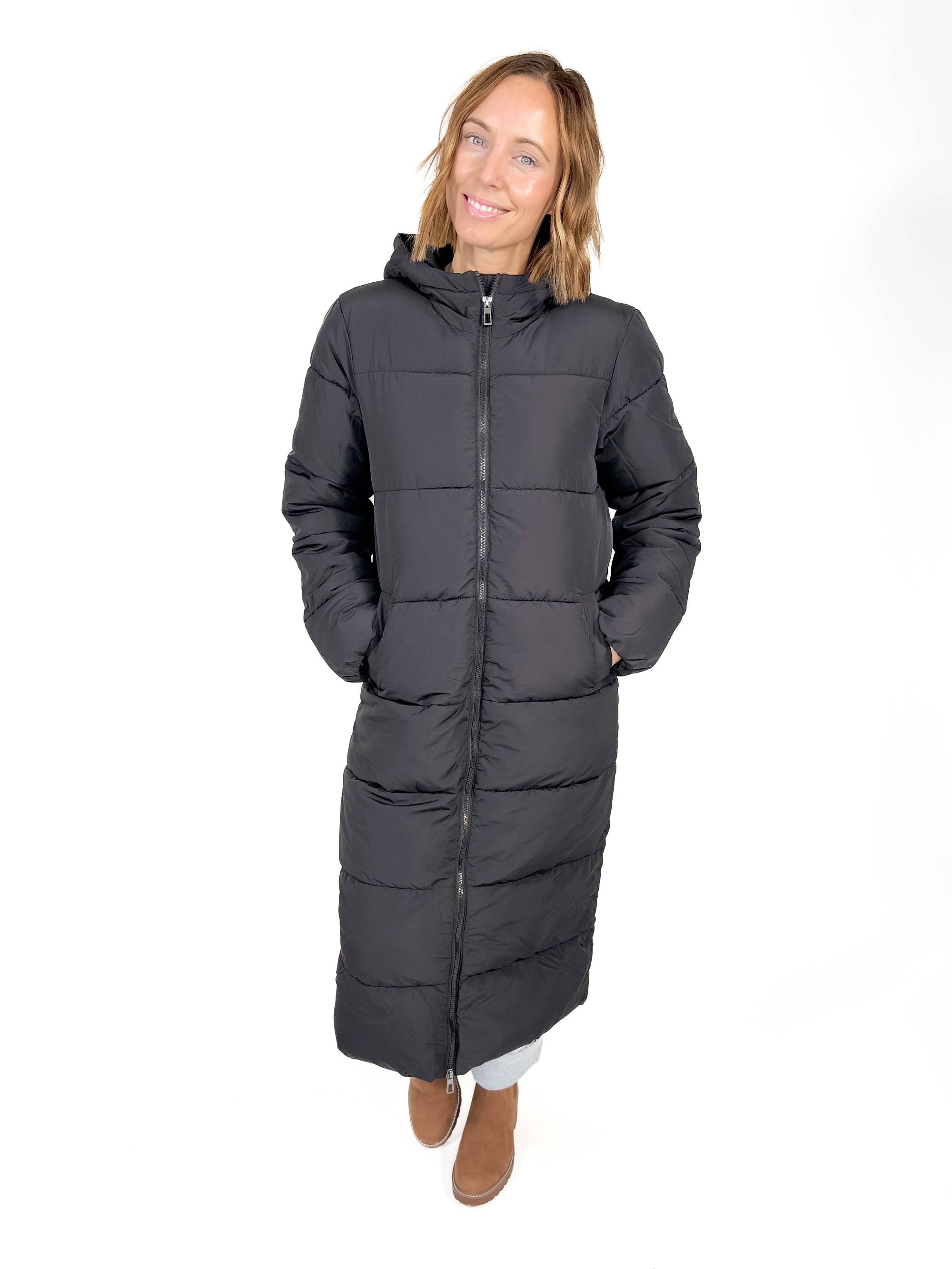 ONLY Montana X-Long Puffer - BLACK