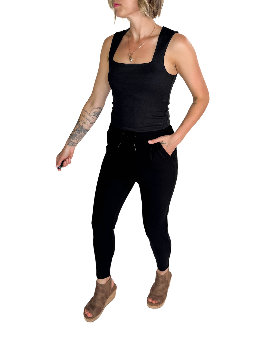 VERO MODA Eva Casual Pant- BLACK