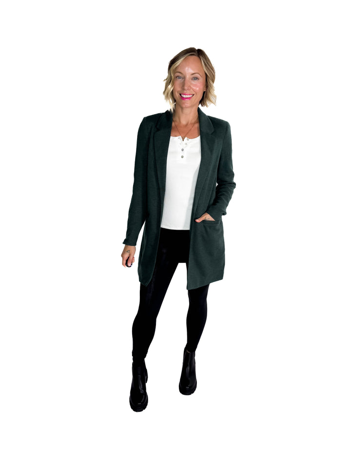 VERO MODA Verina Long Blazer- PINE GROVE