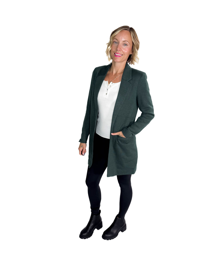 VERO MODA Verina Long Blazer- PINE GROVE