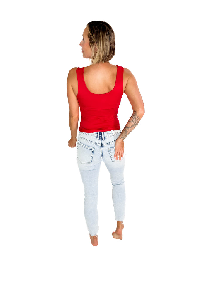 MICA Tanis High Rise Tummy Control Skinny Jeans- LIGHT BLUE