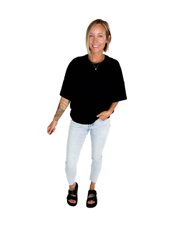 Noisy May Mocca Tunic- BLACK