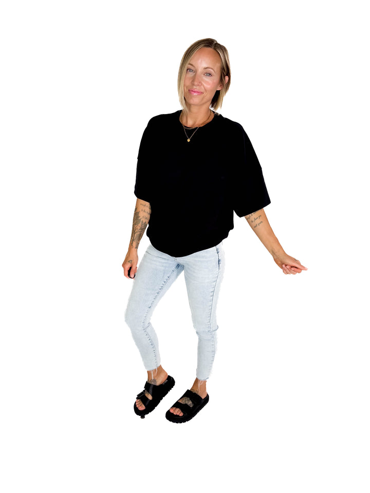 Noisy May Mocca Tunic- BLACK