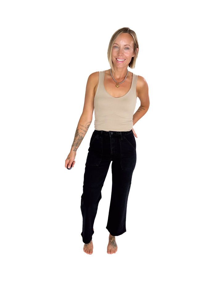 Justina Seamless Tank Top- ASH MOCHA
