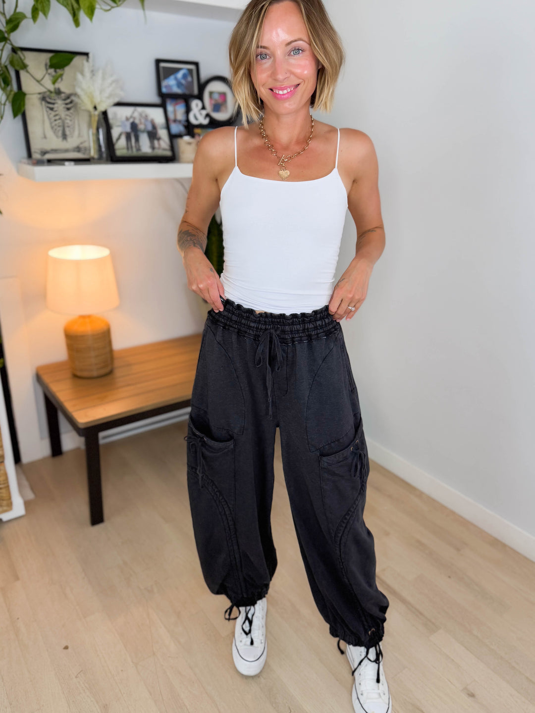 Jayla Basic Solid Cami- OFF WHITE