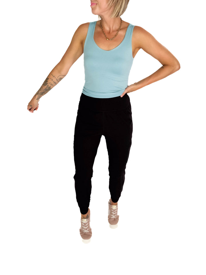 Only The Best Butter Jogger- BLACK