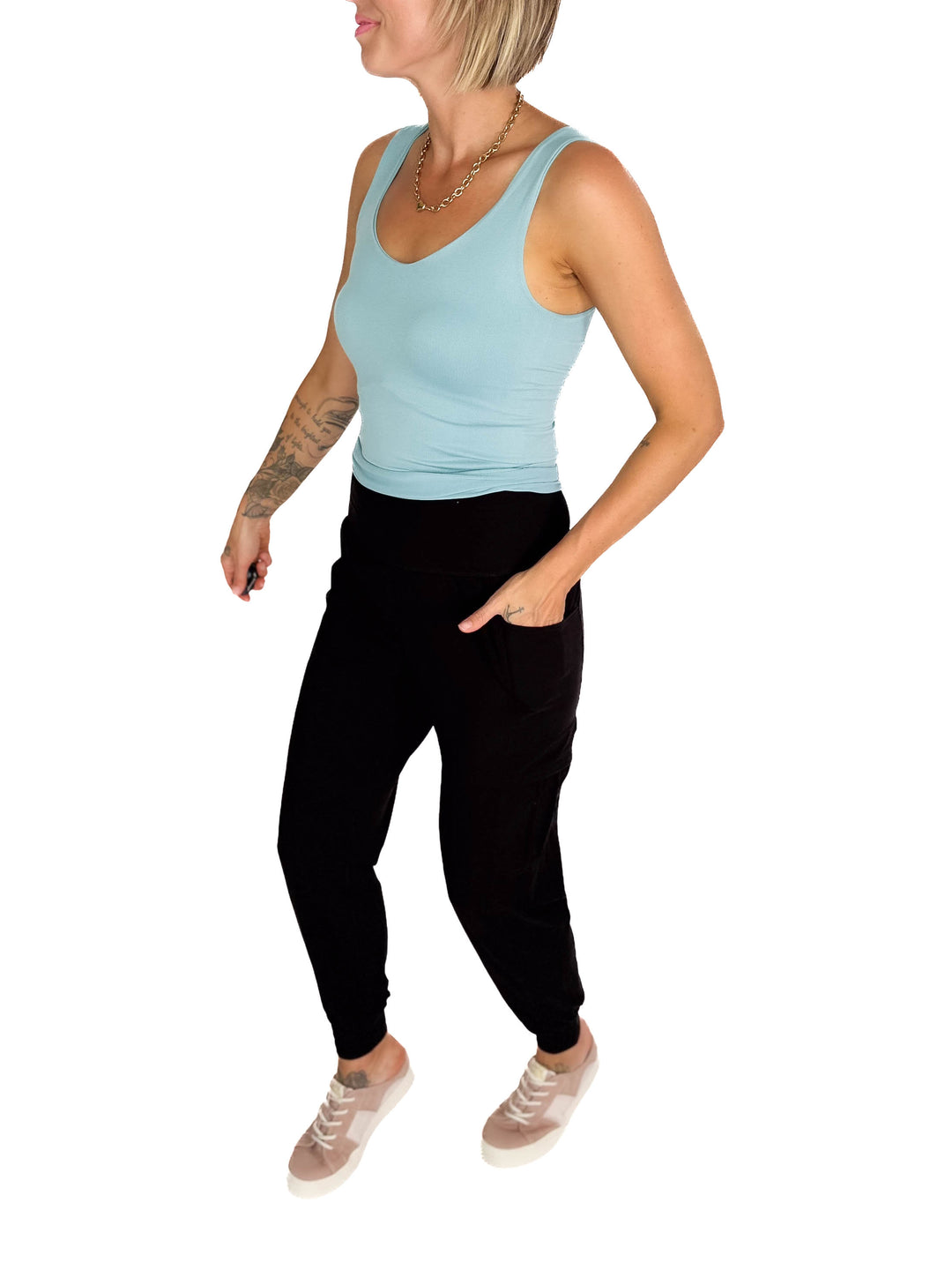 Only The Best Butter Jogger- BLACK